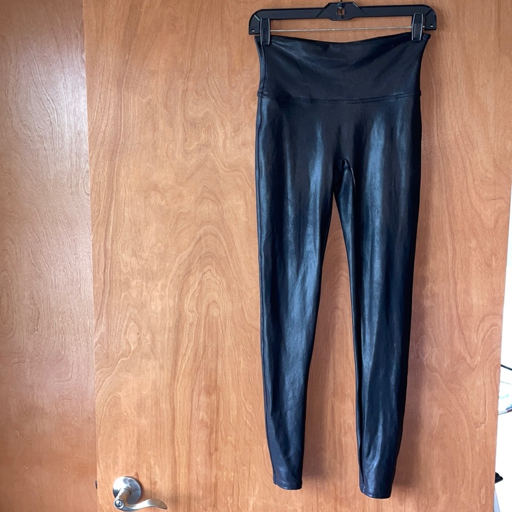 Spanx faux leather leggings, pre-loved, great condition